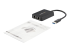 USB32000SPT - StarTech.com USB 3.0 to Dual Port Gigabit Ethernet Adapter w/ USB Port - Left-angle