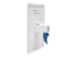 N235-001-WH-6AD - Eaton Tripp Lite Series Cat6a Straight-Through Modular In-Line Snap-In Coupler w/90-Degree Down-Angled Port, White (RJ45 F/F) - Back