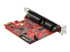 PEX1S1P950 - StarTech.com PCIe Card with Serial and Parallel Port, PCI Express Combo Adapter Card with 1x DB25 Parallel Port & 1x RS232 DB9 Serial Port, Expansion/Controller Card, PCIe Printer Card - Back