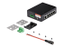 IESC1G50UP - StarTech.com Industrial 5 Port Gigabit PoE Switch, 30W, Power Over Ethernet Switch, Hardened GbE PoE+ Unmanaged Switch, Rugged High Power Gigabit Network Switch IP-30 Housing/-40 C to 75 C - Left-angle