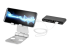 USPTLSTND - StarTech.com Phone and Tablet Stand, Foldable Universal Mobile Device Holder for Smartphones & Tablets Adjustable Multi-Angle Ergonomic Cell Phone Stand for Desk Portable, 4in to 13in - Right-angle