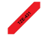 TZE431 - Brother TZe-431 - Black on red - Left-angle