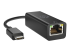 4Z534AA#ABB - HP USB-C to RJ45 Adapter G2 - Left-angle