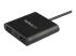 USB32HD2 - StarTech.com USB 3.0 to Dual HDMI Adapter, 1x 4K 30Hz & 1x 1080p, External Video & Graphics Card, USB Type-A to HDMI Dual Monitor Display Adapter Dongle, Supports Windows Only, Black - Close up