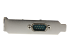 PEX1S553LP - StarTech.com 1 Port Low Profile Native RS232 PCI Express Serial Card with 16550 UART (PEX1S553LP) - Left side