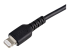 RUSBLTMM30CMB - StarTech.com 12 in(30cm) Durable Black USB-A to Lightning Cable, Heavy Duty Rugged Aramid Fiber USB Type A to Lightning Charger/Sync Power Cord, Apple MFi Certified iPad/iPhone 12 Pro Max - Right-angle