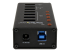ST4300U3C3 - StarTech.com 7 Port USB 3.0 Charging Hub - Back