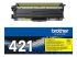 TN421Y - Brother TN-421Y - Yellow - Front