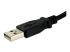USBPNLAFAM3 - StarTech 3 ft Panel Mount USB Cable A to A F/M - Right-angle