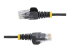 N6PAT300CMBKS - StarTech.com 3m Slim LSZH CAT6 Ethernet Cable, 10 Gigabit Snagless RJ45 100W PoE Patch Cord, CAT 6 10GbE UTP Network Cable w/Strain Relief, Black, Fluke Tested/ETL, Low Smoke Zero Halogen - Multi-angle