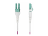 OM4RLCLC7M - Startech 7m (23ft) LC/LC (UPC) OM4 Multimode Fiber Optic Cable, OFNR - Multi-angle