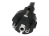 PXTEUC192M - StarTech.com 2m (6ft) Computer Power Cord, 16AWG, EU Schuko to C19 Power Cord, 16A 250V, Black Replacement AC Cord, TV/Monitor Power Cable, Schuko CEE 7/7 to IEC 60320 C19 Power Cord - Close up