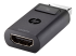 F3W43AA - HP DisplayPort to HDMI Adapter - Right-angle