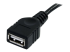 USBEXTAA3BK - StarTech 3 ft Black USB 2.0 Extension Cable A to A - Close up