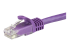 N6PATC3MPL - StarTech.com 3m CAT6 Ethernet Cable, 10 Gigabit Snagless RJ45 650MHz 100W PoE Patch Cord, CAT 6 10GbE UTP Network Cable w/Strain Relief, Purple, Fluke Tested/Wiring is UL Certified/TIA - Close up
