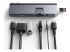 HD575-GRY-GL - HyperDrive DUO Pro - Docking station - Front