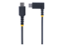 R2CCR-1M-USB-CABLE - StarTech.com 3ft (1m) USB C Charging Cable Right Angle, 60W PD 3A, Heavy Duty Fast Charge USB-C Cable, USB 2.0 Type-C, Durable and Rugged Aramid Fiber, S20/iPad/Pixel - Front