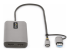 167B-USBC-MULTIPORT - StarTech.com USB-C Multiport Adapter w/Attached USB-C to USB-A Dongle, Dual HDMI (4K30Hz/1080p60Hz), 3x USB-A, Mini Laptop Docking Station, Travel Dock, 1.3ft/40cm Cable - Left side