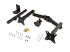 ARMDUAL3 - Startech Desk Mount Dual Monitor Arm, Desk Clamp VESA Compatible Monitor Mount for up to 32 inch Displays, Ergonomic Articulating Monitor Arm, Height Adjustable/Tilt/Swivel/Rotating - Front
