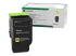 78C20Y0 - Lexmark - Yellow - original - Left-angle