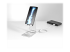 USPTLSTND - StarTech.com Phone and Tablet Stand, Foldable Universal Mobile Device Holder for Smartphones & Tablets Adjustable Multi-Angle Ergonomic Cell Phone Stand for Desk Portable, 4in to 13in - Right-angle