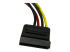 SATAPOWADAP - StarTech 6in 4 Pin LP4 to SATA Power Cable Adapter - Close up
