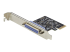 PEX1P2 - StarTech.com 1-Port Parallel PCIe Card, PCI Express to Parallel DB25 LPT Adapter Card, Desktop Expansion Controller for Printer, SPP/ECP - Left-angle