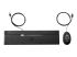 9SR36AA#ABU - HP Desktop 320MK - Keyboard and mouse set - Back
