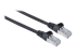 740814 - Intellinet Network Patch Cable, Cat7 Cable/Cat6A Plugs, 2m, Black, Copper, S/FTP, LSOH / LSZH, PVC, RJ45, Gold Plated Contacts, Snagless, Booted, Lifetime Warranty, Polybag - Left-angle