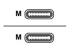 E710364 - Elo - USB cable - 24 pin USB-C (M) to 24 pin USB-C (M) - Front