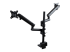 ARMDUALPIVOT - StarTech.com Desk Mount Dual Monitor Arm, Full Motion Monitor Mount for 2x VESA Displays up to 32" (up to 17lb/8kg), Ergonomic Vertical Stackable Arms, Articulating, Height Adjustable - Multi-angle
