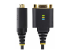 1P1FFCN-USB-SERIAL - StarTech.com 1ft/30cm USB to Null Modem Serial Adapter Cable, FTDI, RS232 - Front