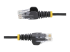 N6PAT200CMBKS - StarTech.com 2m Slim LSZH CAT6 Ethernet Cable, 10 Gigabit Snagless RJ45 100W PoE Patch Cord, CAT 6 10GbE UTP Network Cable w/Strain Relief, Black, Fluke Tested/ETL, Low Smoke Zero Halogen - Multi-angle