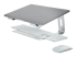 LAPTOP-STAND-SILVER - Startech Laptop Stand for Desk, 5kg/11lb, Aluminum, Silver, Ergonomic - Right-angle