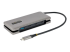 HB31CM1A3CB - StarTech.com 4-Port USB-C Hub, 1x USB-A and 3x USB-C Ports, USB 3.1 10Gbps, Bus Powered, USB Type C Hub with 9.8in (25cm) Wrap-Around Cable, Portable USB-C to USB-A Hub - Back