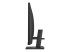 64W41AA#ABU - HP P27h G5 - P-Series - Right side