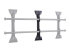 FCA115 - Chief Fusion Wall Plate for Wall Mounts - Left-angle