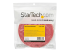 HKLP25RD - StarTech.com 25ft Hook and Loop Roll, Cut-to-Size Reusable Cable Ties, Bulk Industrial Wire Fastener Tape / Adjustable Fabric Wraps Red / Resuable Self Gripping Cable Management Straps - Front