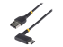 R2ACR-2M-USB-CABLE - StarTech.com 6ft (2m) USB A to C Charging Cable Right Angle, Heavy Duty Fast Charge USB-C Cable, USB 2.0 A to Type-C, Durable and Rugged Aramid Fiber, 3A, S20/iPad/Pixel - Right-angle