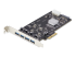 P5Q4A-USB-CARD - StarTech.com 4-Port USB-A PCIe Card, USB 3.2 5Gbps, 4x USB Controllers - Right-angle
