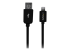 USBLT1MB - Startech 1m (3ft) Black Apple 8-pin Lightning Connector to USB Cable for iPhone / iPod / iPad - Front