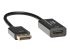 P136-06N-UHD-V2 - Eaton Tripp Lite Series 6in DisplayPort to HDMI Adapter Converter 4K x 2K @ 24/30Hz Active UHD DP to HDMI M/F DPort 1.2 6" - Left-angle