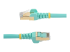 6ASPAT3MAQ - StarTech.com 3m CAT6A Ethernet Cable, 10 Gigabit Shielded Snagless RJ45 100W PoE Patch Cord, CAT 6A 10GbE STP Network Cable w/Strain Relief, Aqua, Fluke Tested/UL Certified Wiring/TIA - Multi-angle