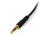 MU6MMS - StarTech.com 6 ft Slim 3.5mm Stereo Audio Cable - Close up