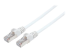 735254 - Intellinet Network Patch Cable, Cat6, 0.5m, White, Copper, S/FTP, LSOH / LSZH, PVC, RJ45, Gold Plated Contacts, Snagless, Booted, Lifetime Warranty, Polybag - Right-angle
