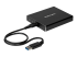 SM22BU31C3R - StarTech.com Dual-Slot Hard Drive Enclosure for M.2 SATA SSDs - Left-angle