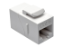 N235-001-WH - Eaton Tripp Lite Series Straight-Through Modular In-Line Snap-In Coupler - Left-angle