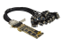 PEX16S550LP - StarTech.com 16 Port PCI Express Serial Card - Left-angle
