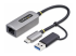 U2GA-USB-C-ETHERNET - StarTech.com 2.5GbE USB-C to Ethernet Adapter with USB-A Converter - Right-angle