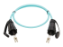 N820-01M-IND - Eaton Tripp Lite Series 10Gb Rigid Industrial Duplex Multimode 50/125 OM3 Fiber Patch Cable (LC/LC) - Front
